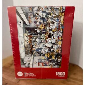 Heye Blachon Bon Appetit! 1500 Piece Jigsaw Puzzle New Sealed Kitchen Scene